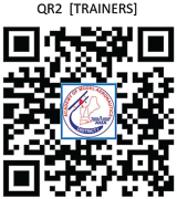 QR code with text "QR2 [TRAINERS]" and a logo inside.