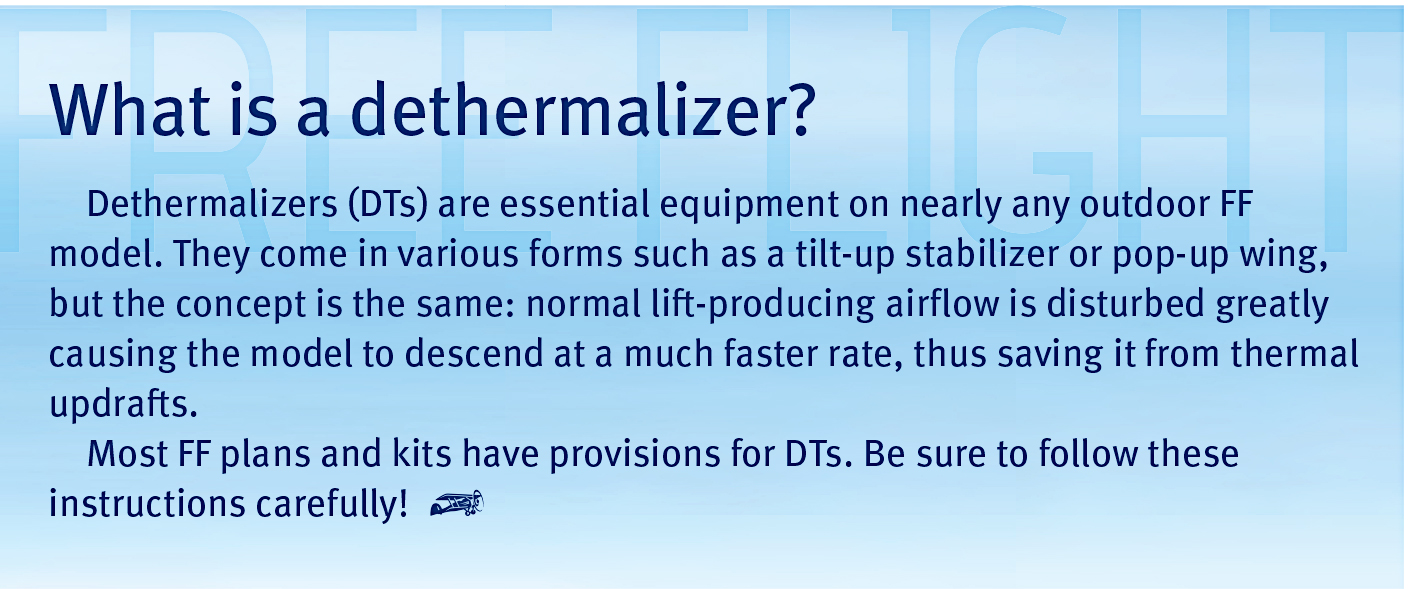 What is a dethermalizer? Explanation text about dethermalizers in blue background.