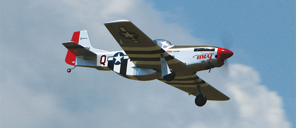 Horizon Hobby Hangar 9 P-51 Mustang S 8cc BNF Gas Trainer | Model