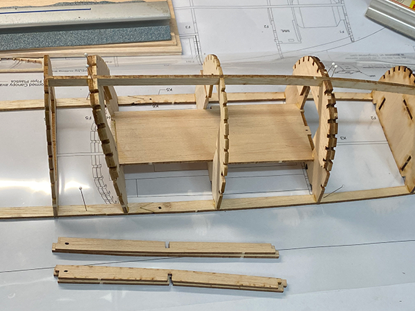 a wooden bench