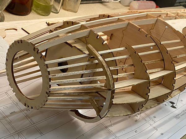 a wooden table