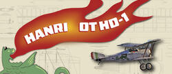 Red flame graphic with "HANRI 0THD-1," green dragon, vintage biplane.