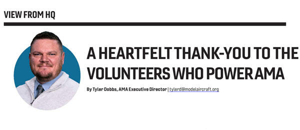 A heartfelt thank-you to the volunteers who power AMA, by Tyler Sutton.