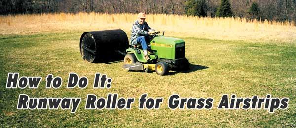 Runway Roller for Grass Airstrips