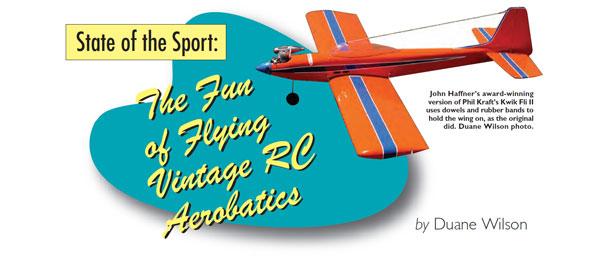 State of the Sport: Vintage RC Aerobatics 